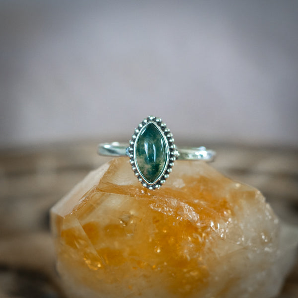 Moss Agate Ring