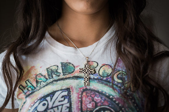 Boho Cross Pendant