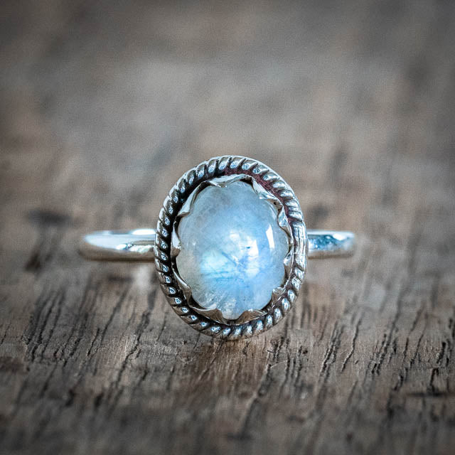 Bohemian Moonstone Ring