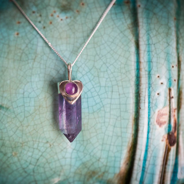 Amethyst Crystal Necklace