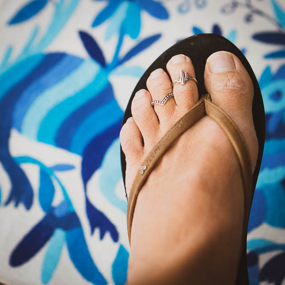 Cactus Toe Ring