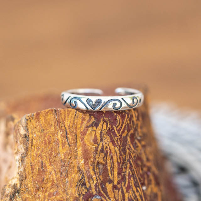Heart Toe Ring