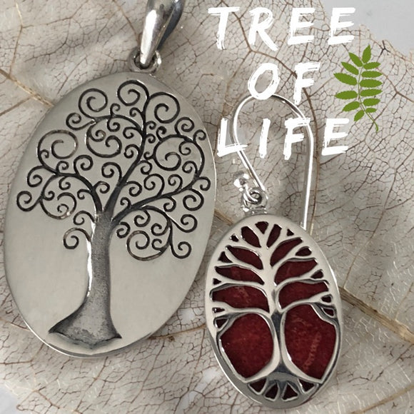 Tree of life sterling silver jewellery