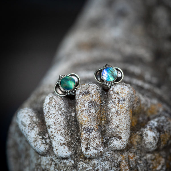 Lilou Abalone Studs