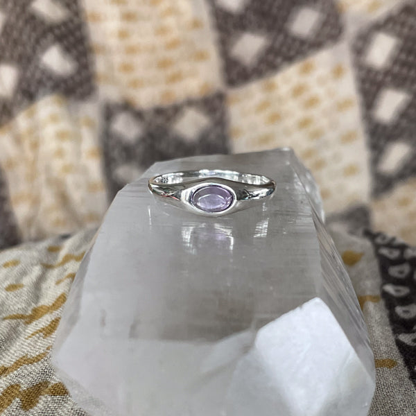 Simple Amethyst Ring