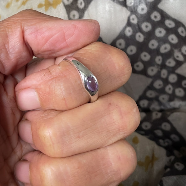 Simple Amethyst Ring