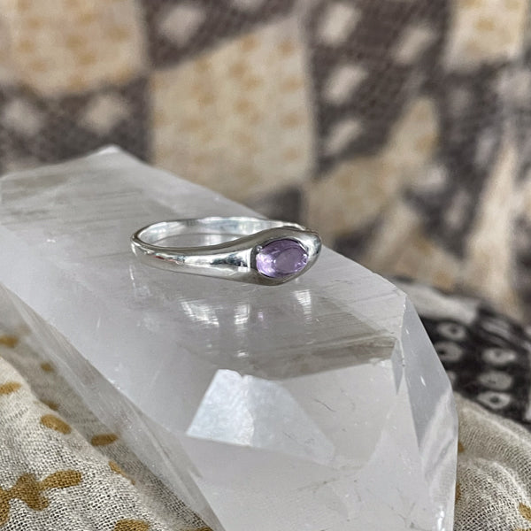 Simple Amethyst Ring