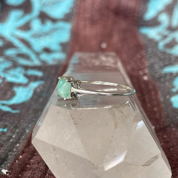 Square Amazonite Ring