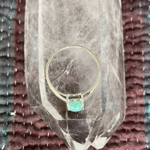 Square Amazonite Ring