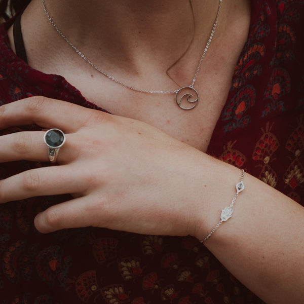 Chunky Labradorite Ring