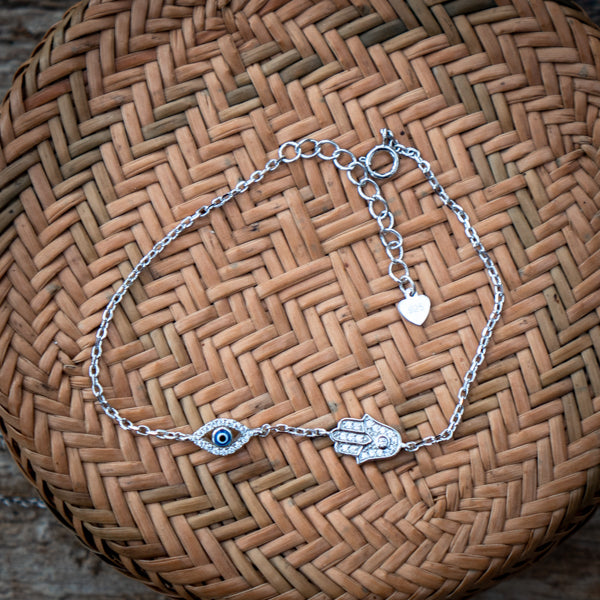 Evil Eye Hamsa Bracelet
