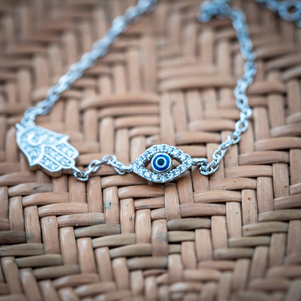 Evil Eye Hamsa Bracelet