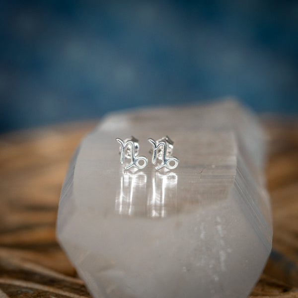 Capricorn Zodiac Studs