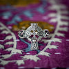 Celtic Claddagh Cross Ring