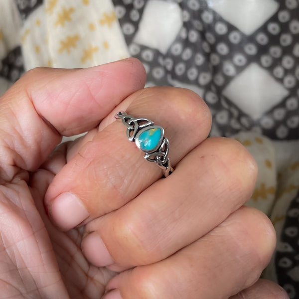 Celtic Turquoise Ring