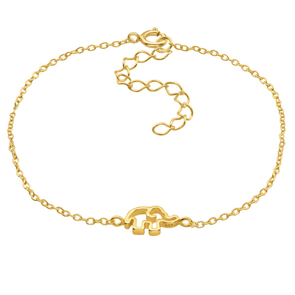 Gold Elephant Bracelet