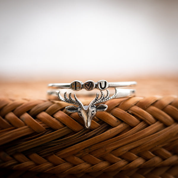 Deer Stacker Ring