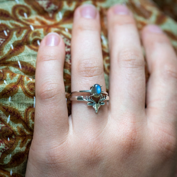 Deer Stacker Ring