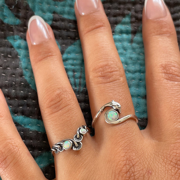 Opal Mushroom Ring