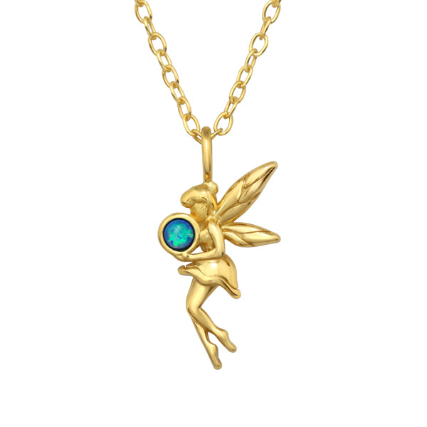Opal Fairy Necklace