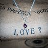 Dainty Garnet Necklace