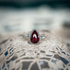 Raindrop Garnet Ring