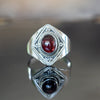 Stellar Garnet Ring