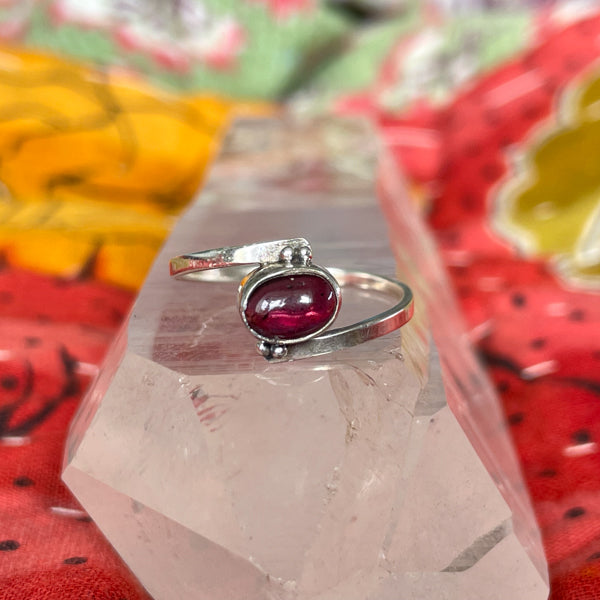 Oval Garnet Ring