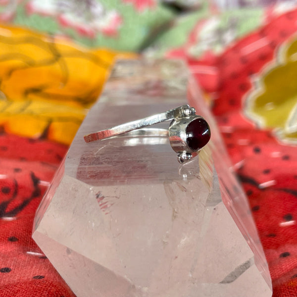 Oval Garnet Ring