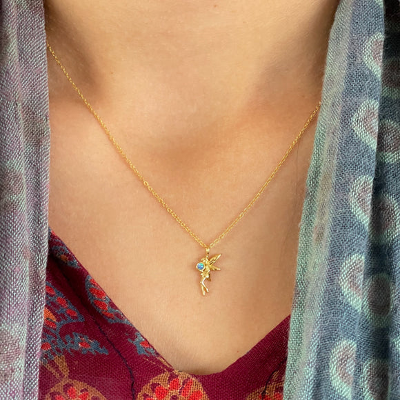 Opal Fairy Necklace