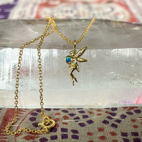 Opal Fairy Necklace