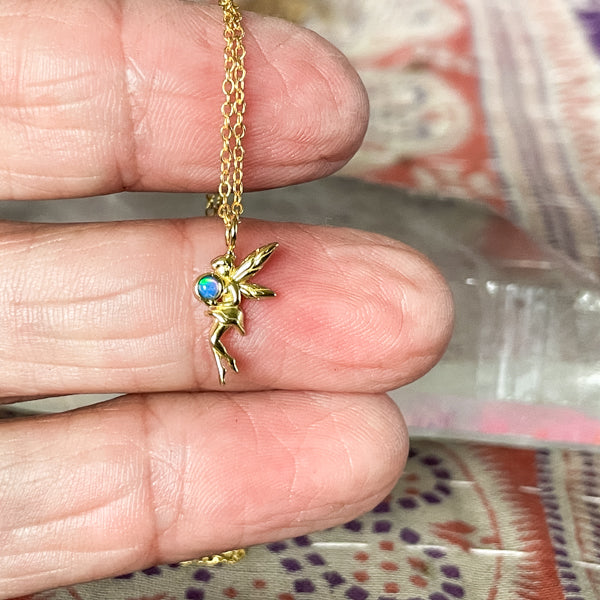 Opal Fairy Necklace