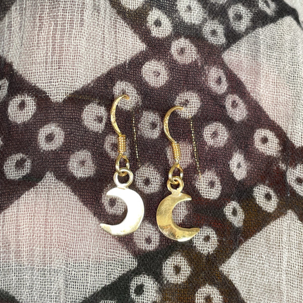 Gold Moon Earrings