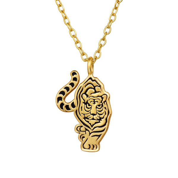 Gold Tiger Necklace