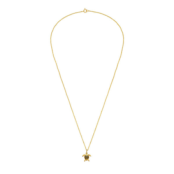 Gold Turtle Necklace