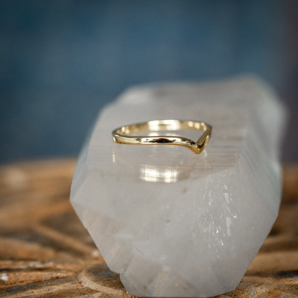 Gold V Ring