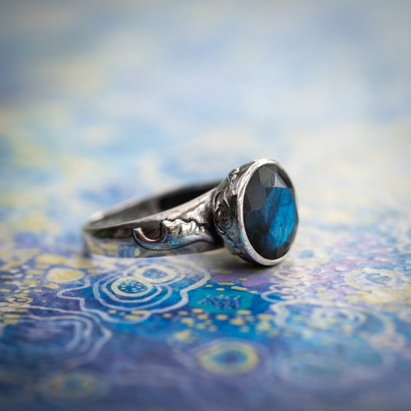 Chunky Labradorite Ring