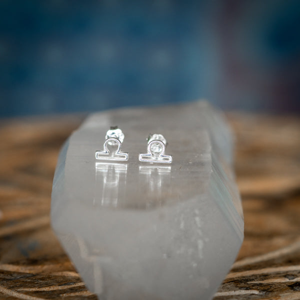 Libra Zodiac Studs