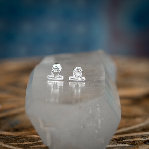 Libra Zodiac Studs