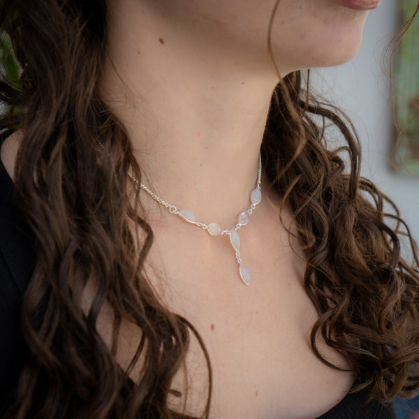 Marquise Moonstone Necklace