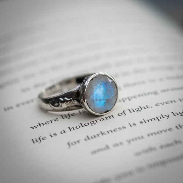 Chunky Moonstone Ring
