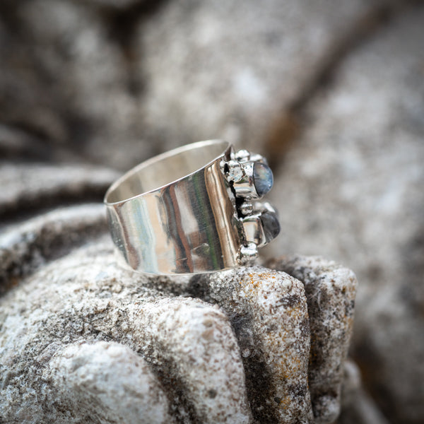Multi Shape Moonstone Ring
