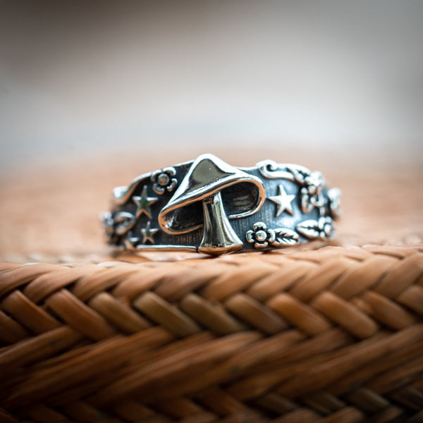 Enchanted Mushroom Ring - Voodoo Jewellery