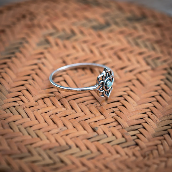 Opal Mandala Ring