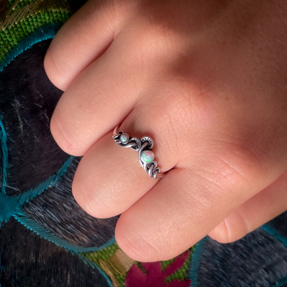 Opal Mushroom Ring