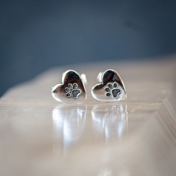 Paw & Heart Studs