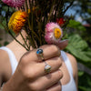 Celtic Dalmation Jasper Ring