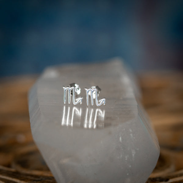 Scorpio Zodiac Studs