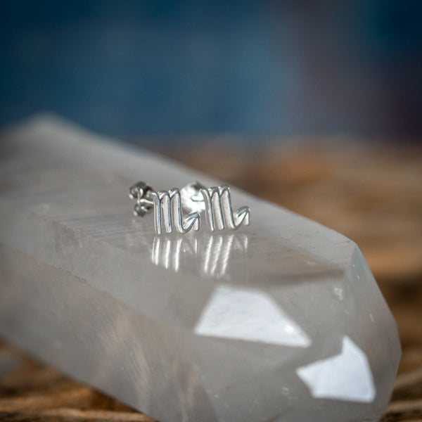 Scorpio Zodiac Studs