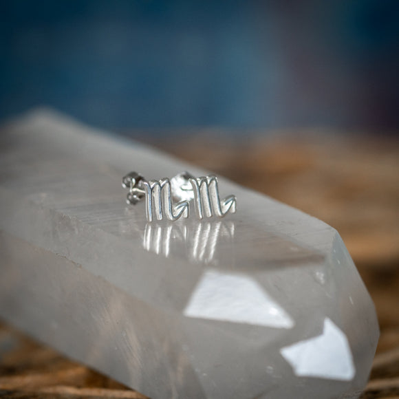 Scorpio Zodiac Studs